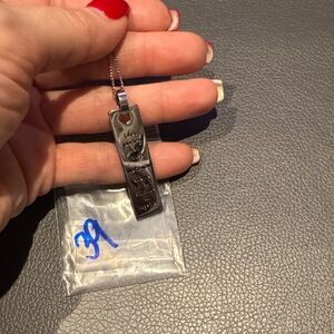 Silver Cell Phone Charm